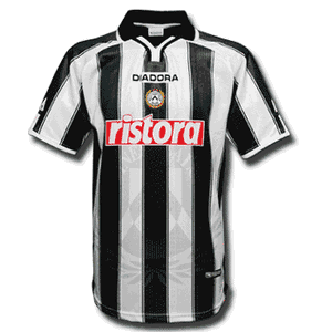 01-02 Udinese Home shirt