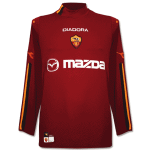 03-04 AS Roma Home L/S shirt