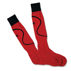 08-09 Scotland Home Socks Dark Red