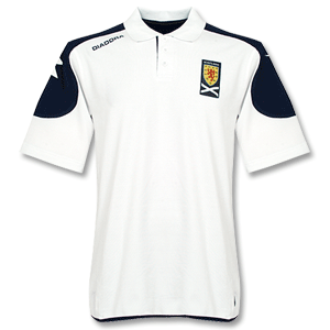 08-09 Scotland Polo Shirt - white