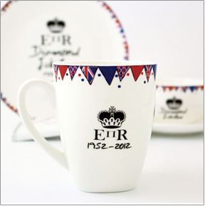 DIAMOND Jubilee Round Plate