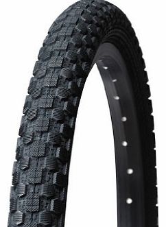 DBX054 Dirt BMX Tyre - Black, 20 x 1.95 Inch