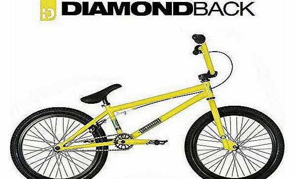 Diamondback Remix 20`` Unisex BMX Bike - Yellow (New Range)