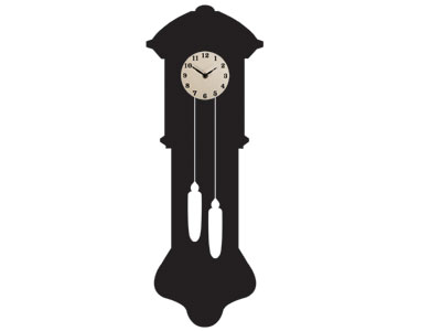 Diana Paisis Silhouette Wall Clock