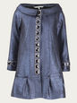 DIANE VON FURSTENBERG COATS NAVY 8US