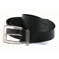 Dickies Leather Belt Black Medium