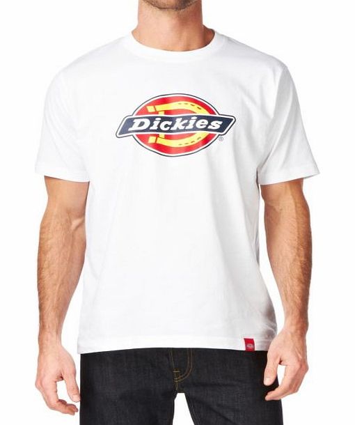 Mens Dickies Horseshoe T-Shirt - White