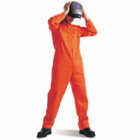 Dickies Mens Fire Cadet Overall Orange Size 36