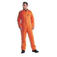 Dickies Mens Firechief Pyrovatex Overall Orange 50 Tall Leg