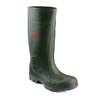 Mens Landmaster Safety Wellington Boots Steel Toe Caps Green Size 11