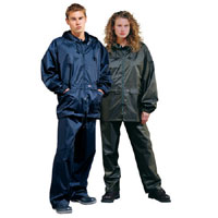 Dickies Mens Waterproof Vermont Jacket and Trousers Navy Blue Xlarge