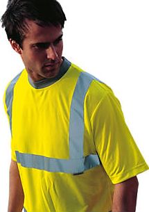 Dickies, 1228[^]37918 N/A Hi-Vis Safety T-Shirt Saturn Yellow