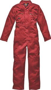 Dickies, 1228[^]49589 Redhawk Zip Front Coverall Red Large