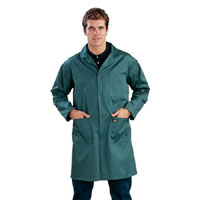 Dickies Unisex Stud Front Redhawk Warehouse Coat Lincoln Green Large