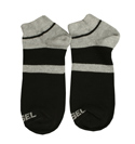 Black and Grey Trainer Socks