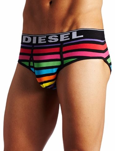 Diesel Fresh & Bright Brief UMBR Blade, Stripe & Black Trim Multi Large