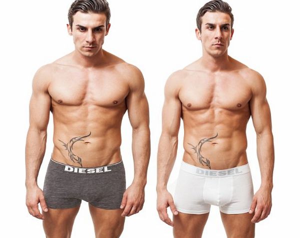 Diesel ``Kory 2 PACK`` Boxer Trunk, 1 x white, 1 x grey