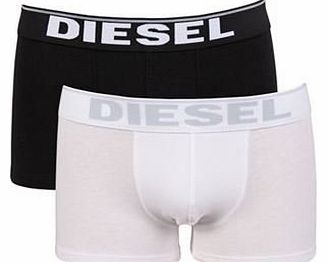 Diesel Kory 2PK Boxer Trunks Black/White Large