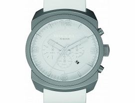 Diesel Mens F-Stop Advanced All White Watch