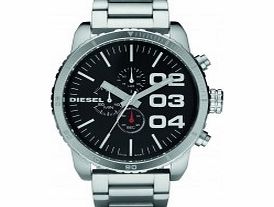 Diesel Mens Franchise Black Steel Watch