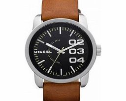 Diesel Mens Franchise Black Tan Watch
