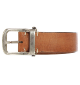 Tan Leather Buckle Belt