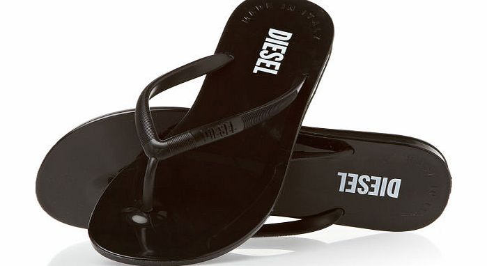 Diesel Womens Diesel Flippy Flip Flops - Black