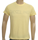 Yellow T-Shirt with Grey Printed Logo