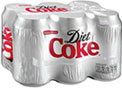 Diet Coke (6x330ml) Cheapest in Sainsburys