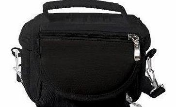 Black Carry Case Travel Bag For Garmin Nuvi NuLink Dezl Zumo and Street Pilot Sat Nav GPS Models With Carry Strap and Accessory Storage