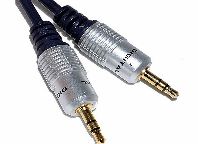 2m Car Stereo High Quality 3.5mm Cable for ALL APPLE iPods, Ipads, iPhone 5s, 5c, 5, 4S, 4, 3GS, 3G, Shuffle, Macbook, Macbook Air, PC, Laptop, Samsung, Nokia Smart Phone and mp3 players 24k Gold Plat