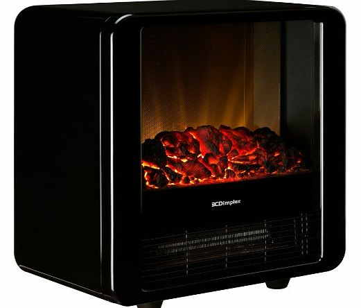 Dimplex 1.5 KW Optiflame Electric Micro Fire in High Gloss - Black