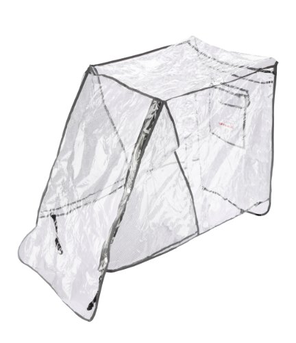 Diono 60255 Stroller Rain Cover Fits Most Single Umbrella Folding Strollers/ Buggies (Transparent)