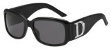 Christian Dior DIOR BOUDOIR 2 Sunglasses 807 (BN) BLACK (DK GREY) 55/17 Medium