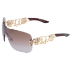 Christian Dior Womens Spuns Sunglasses Brown/Gold