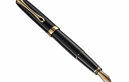 Diplomat Excellence Fountain Pen, Black/Gold