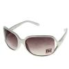 Gemster Sunglasses. 52870 White/Smoke