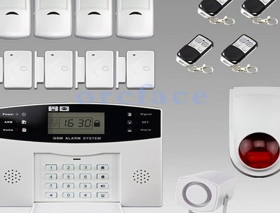  LCD WIRELESS GSM AUTODIAL SMS HOME HOUSE OFFICE SECURITY BURGLAR INTRUDER ALARM