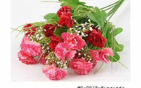 Discountfan Decoration Artificial plastic artificial flowers Carnation