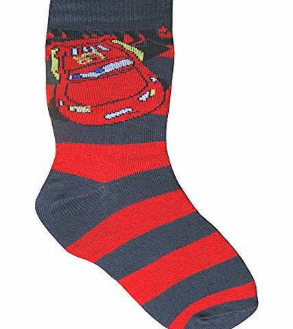 Disney Boys Baby, Toddler amp; Childrens Disney Pixar Cars Novelty Socks (3 Sizes) (UK Infant 6-8.5 (EUR 23-26), Disney Cars Red amp; Grey)