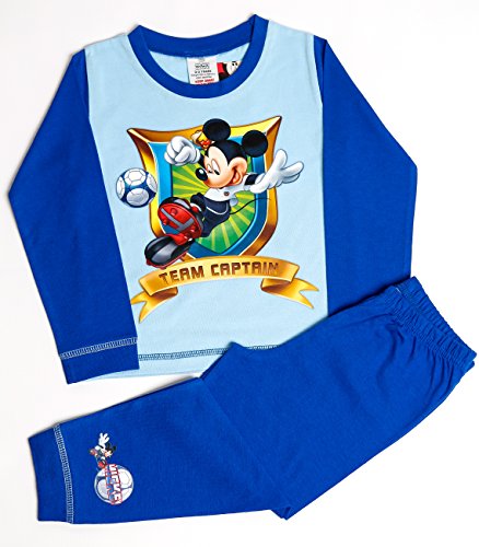 Boys Disney Football Mad Mickey Mouse Snuggle Fit Pyjamas Age 2-3 Years