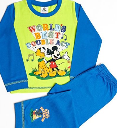 Boys Disney Goofy and Mickey Mouse Snuggle Fit Pyjamas Age 2-3 Years
