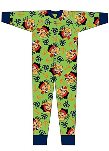 Disney Boys Toddlers Kids Disney Jake And the Neverland Pirates Onesie Pyjamas Pjs Pjs All In One Sleep Suit Childrens Size 18-24 Months