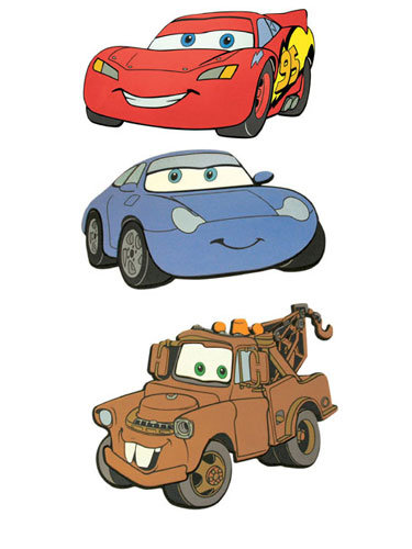 Disney Cars Disney and#39;Carsand39; Wall Decor Foam Elements ( 3 in Pack)
