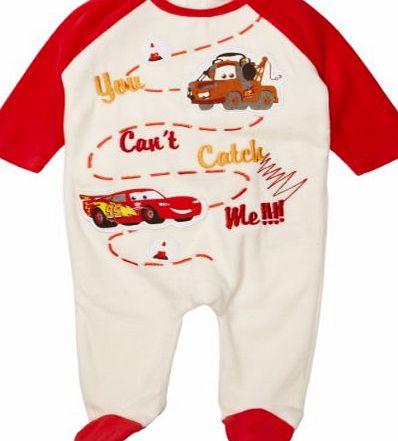 Disney Cars ME0423 Boys Night Shirt Red/White Combo 3 Months
