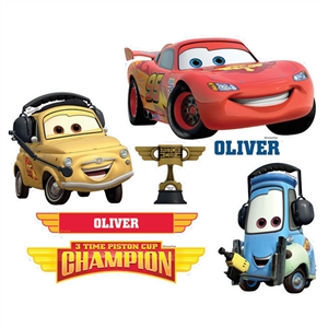 DISNEY Cars Personalised Wall Art