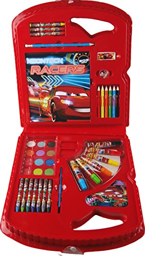 Disney Cars Piece MEGA Art And Colouring Box Carry Case Gift Set