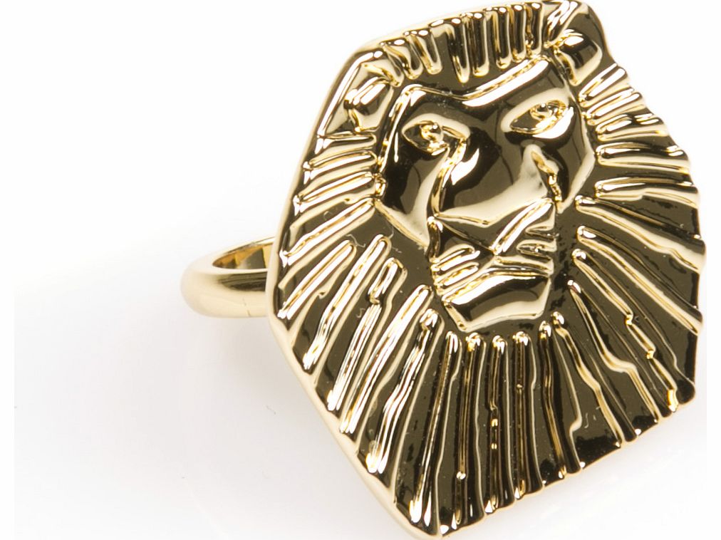 Gold Plated Mufasa The Lion King Ring from