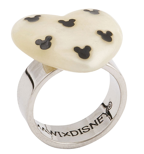 Platinum Plated Ivory Heart Minnie Mouse Mawi