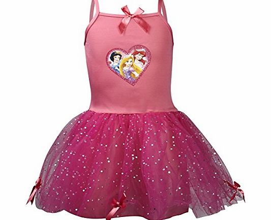  Girls Fancy Dress Fairy Tutu Printed Tinkerbell Minnie Mouse Princess